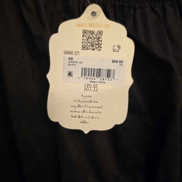 Altar'd State Black One-Shoulder Dress Size XSMALL - Picture 3 of 4